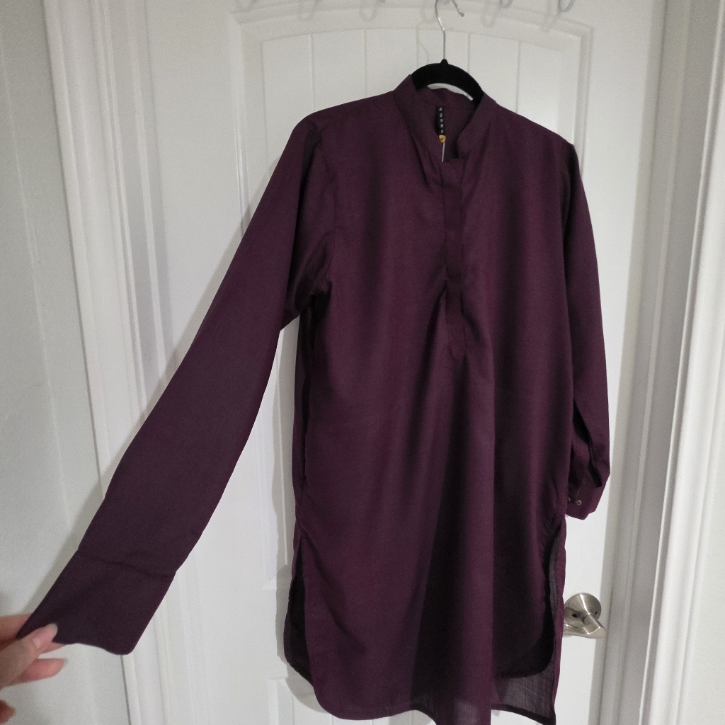 Nwt Elegant Plum 2 Piece Women's Kurta Set Size Medium — image 6 of 8